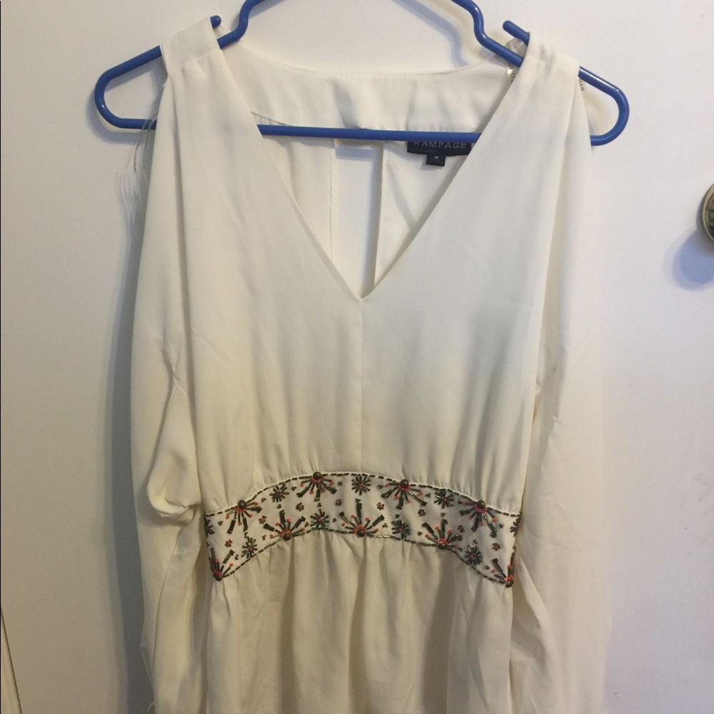 Rampage white blouse
